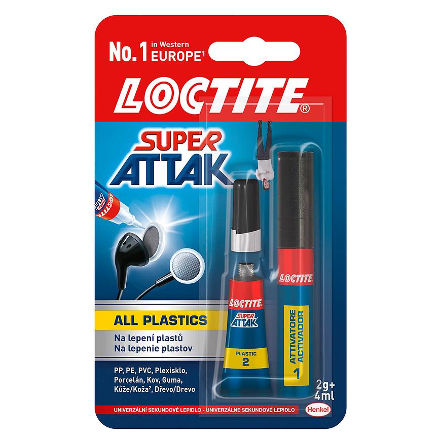 Super attak all plastics 2g+4ml BAUMAX