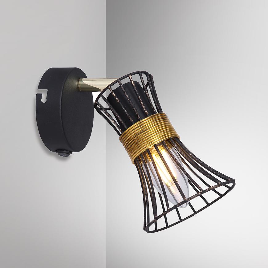 Svitidlo 54814-1 DRUT CIERNA-ZLATA LS1 BAUMAX