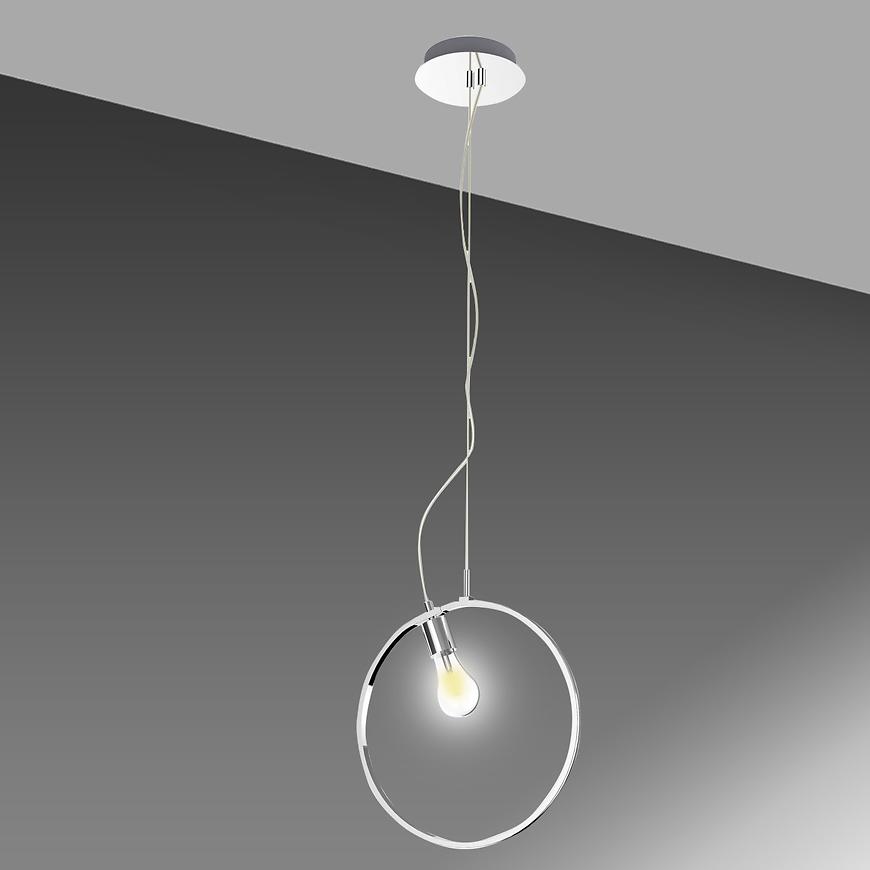 Svítidlo A0024-320 Skiros 35 1x60W E27 LED+12W LED chrom 4000K BAUMAX