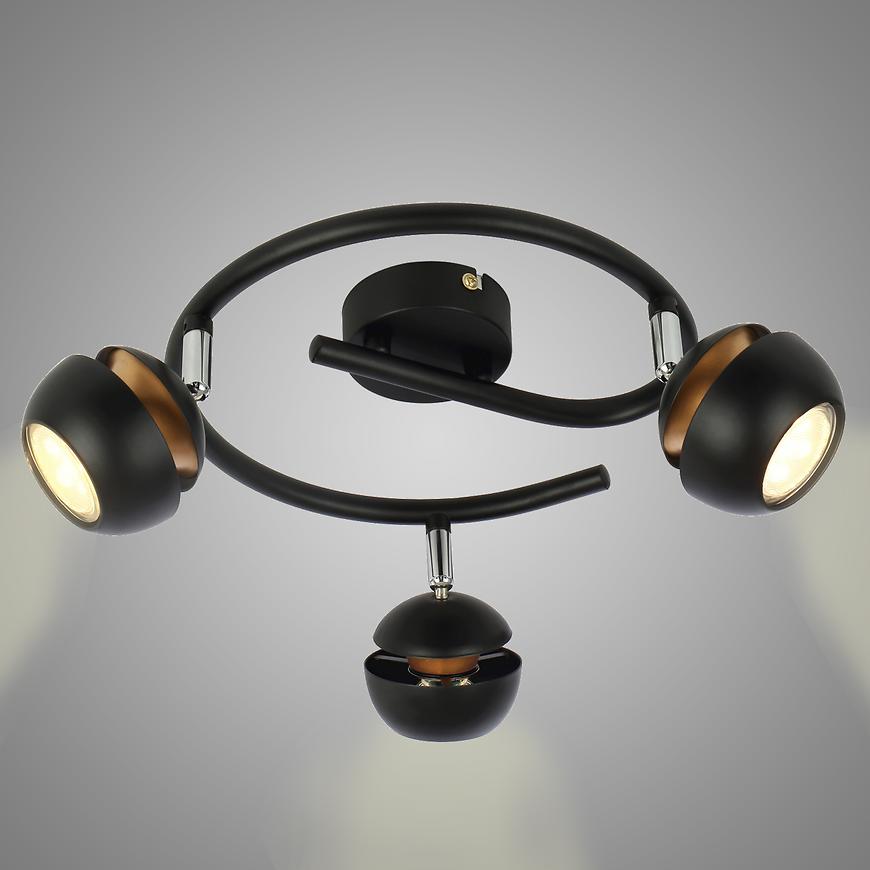 Svitidlo BONI 98-66596 GU10 LED CERNA SP3 BAUMAX