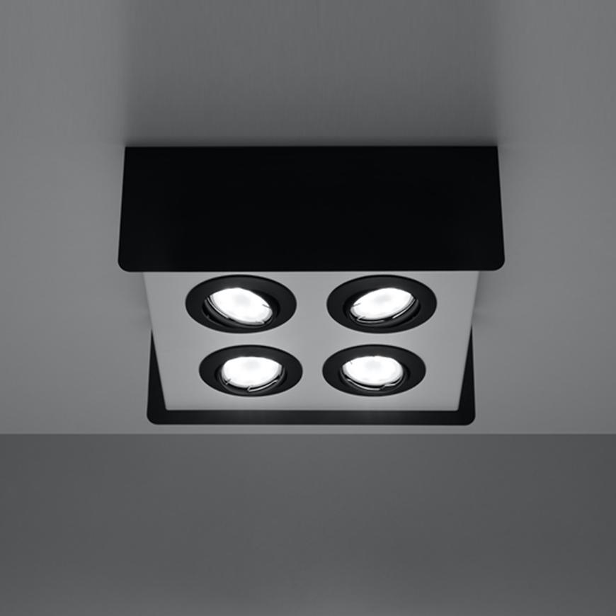 Svítidlo Quadro 4 černá A-412 BAUMAX