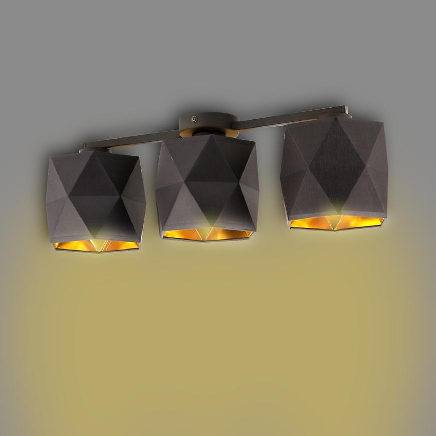 Svitidlo SIRO 1041 BLACK/GOLD LW3 BAUMAX