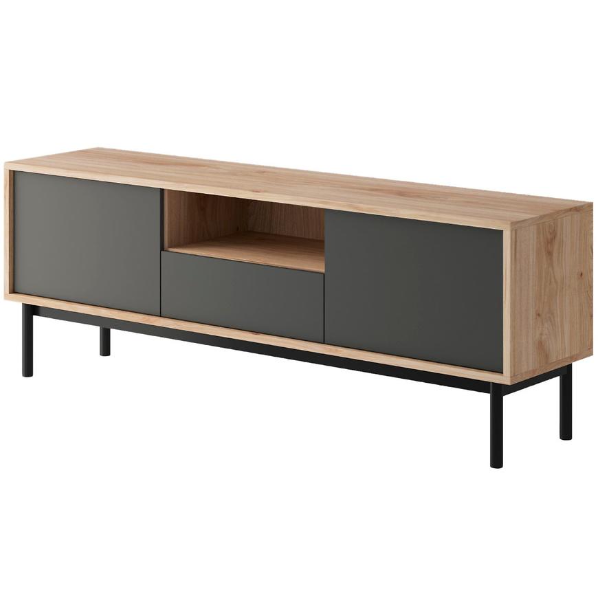TV Stolek Basic 154cm Jackson Hickory/Grafit BAUMAX