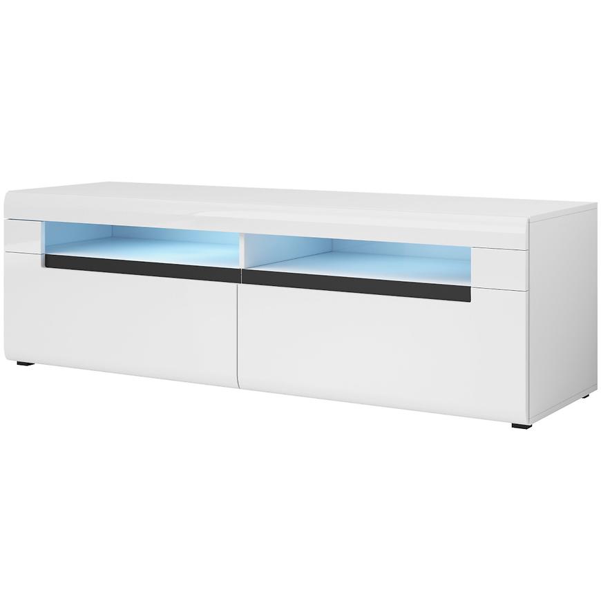 TV Stolek Hector 160cm Bílá Lesk BAUMAX