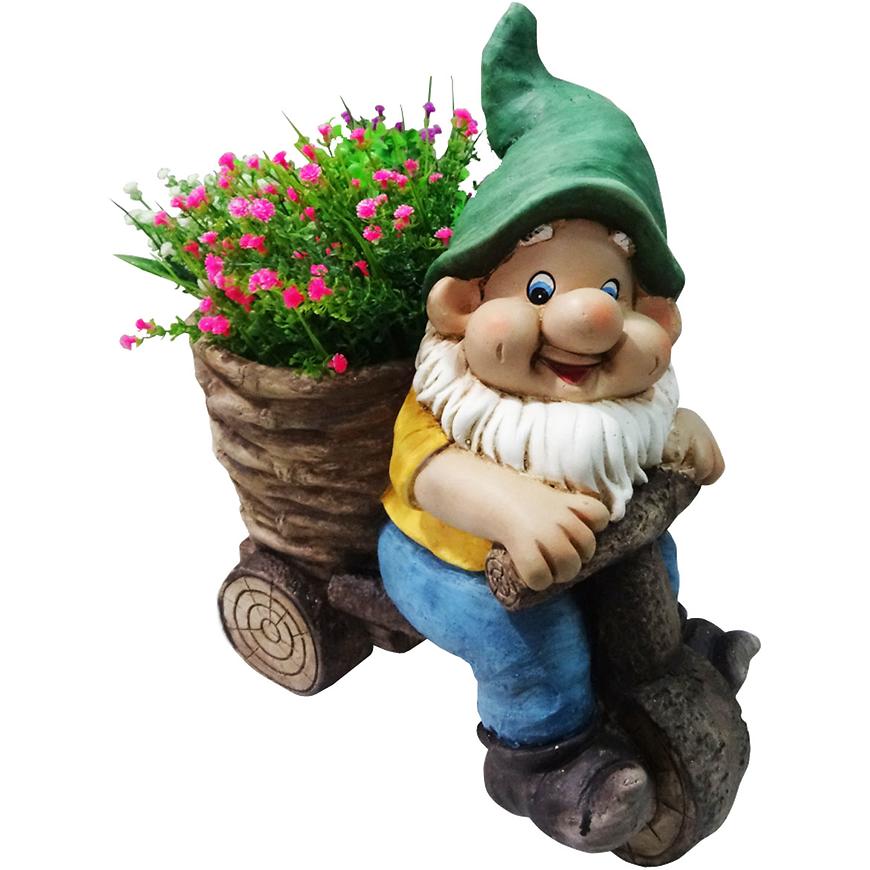 Trpaslík s květináčem MERKURY MARKET