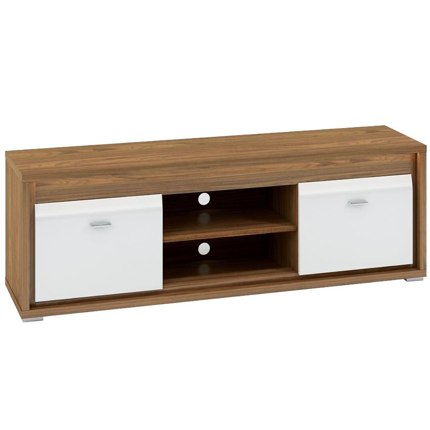 Tv Stolek Dallas 165cm Orech/Bílý Lesk/Orech BAUMAX