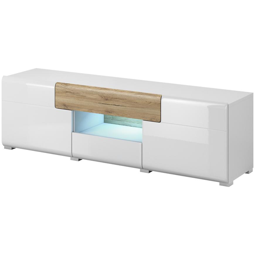 Tv Stolek Toledo 159 cm Dub San Remo/Bílá BAUMAX