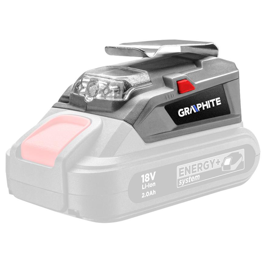 USB Adaptér – LED Svítilna Energy+ GRAPHITE
