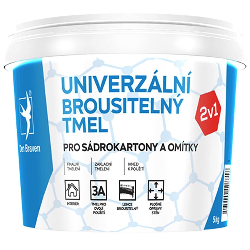 Univerzální brousitelný tmel 5 kg Den Braven