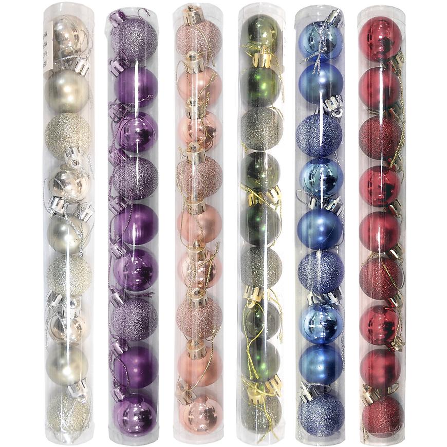 Ván. Ozdoby 4 cm sada 9 ks ngb204-mix BAUMAX