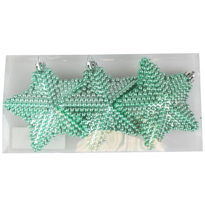 Vánoční hviezda 8cm 3ks 36230 BAUMAX