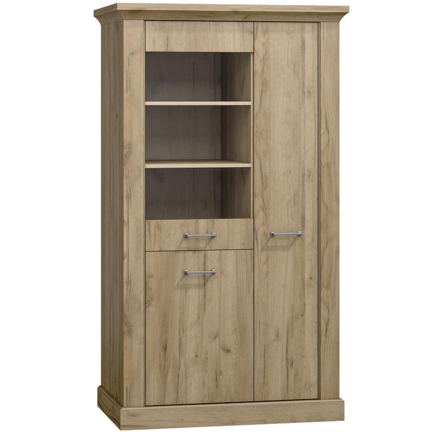 Vitrína Antica 97cm Dub Kraft Zlatý BAUMAX