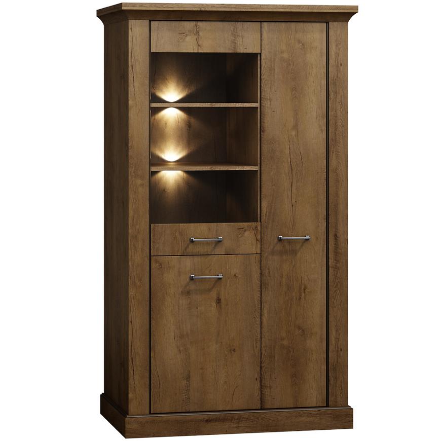 Vitrína Antica 97cm Dub Lefkas BAUMAX