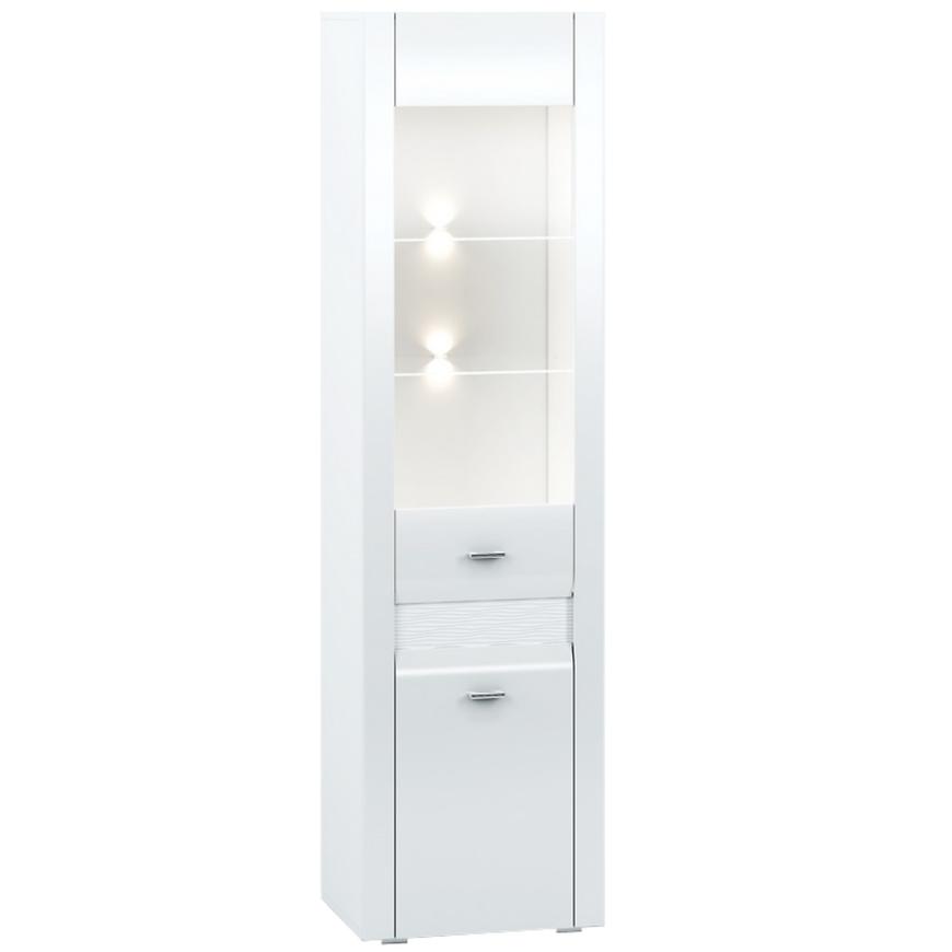 Vitrína Arko 55cm Bílý Lesk BAUMAX