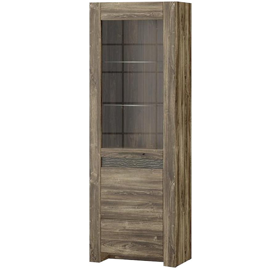 Vitrína Belveder 67 cm Dub Stirling BAUMAX