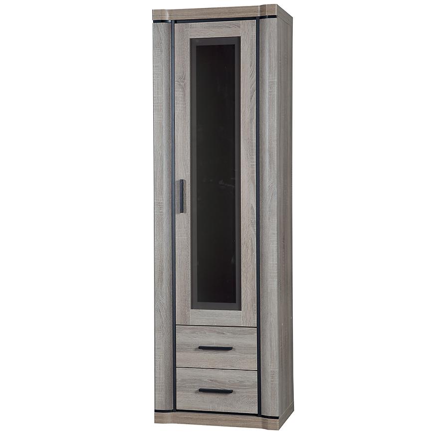 Vitrína Dallas 58cm Dub Lanýž BAUMAX