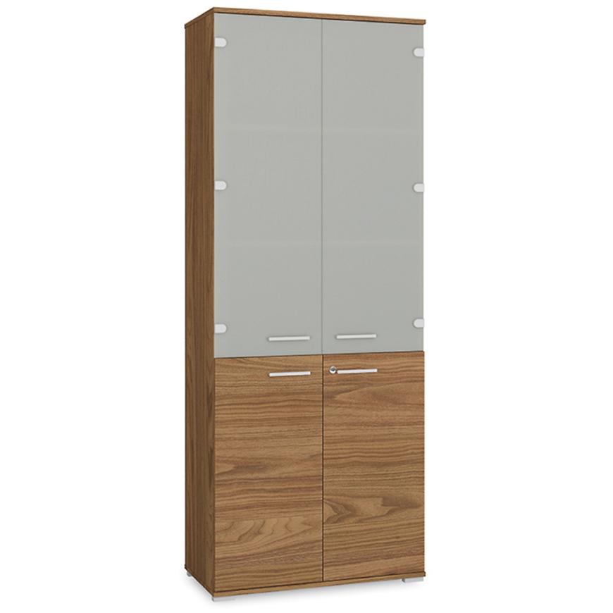 Vitrína Optimal 79cm Ořech BAUMAX