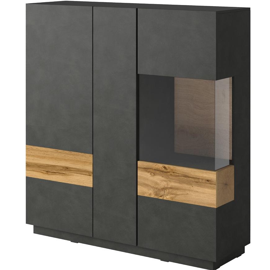 Vitrína Silke 130cm Matera BAUMAX