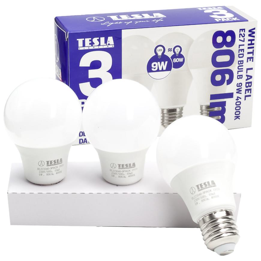 Žárovka LED E27 9W A60 806LM BAUMAX