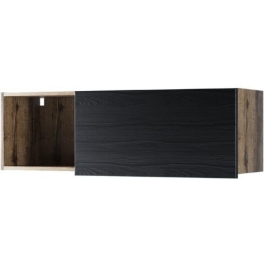 Závesná Skříň 100cm Jagger Dub Monastery/Černá BAUMAX