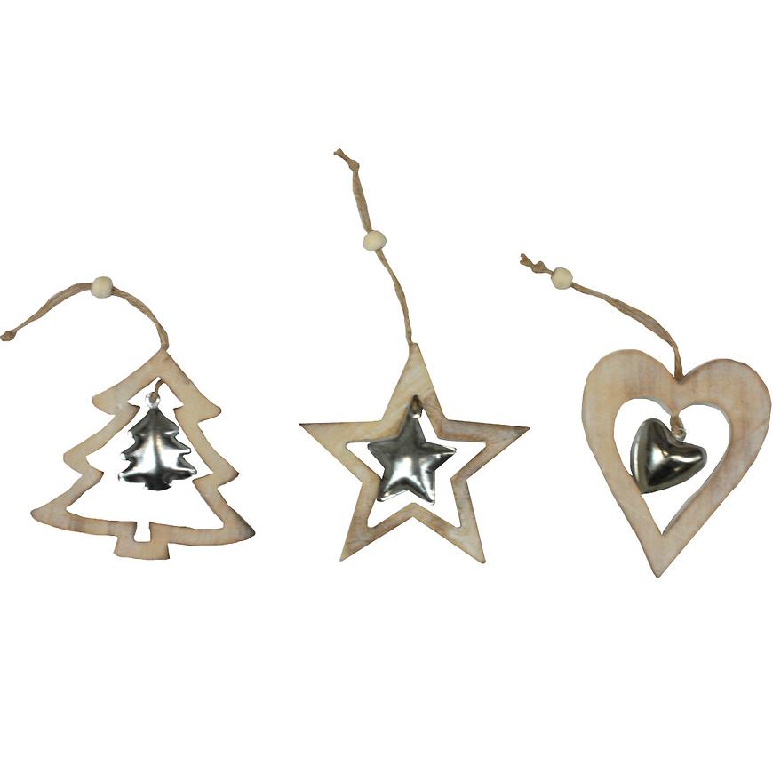 Závěsná dekorace 10cm mix 33638 BAUMAX