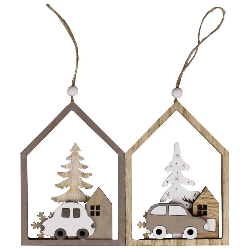 Závěsná dekorace 17cm mix 38649 BAUMAX