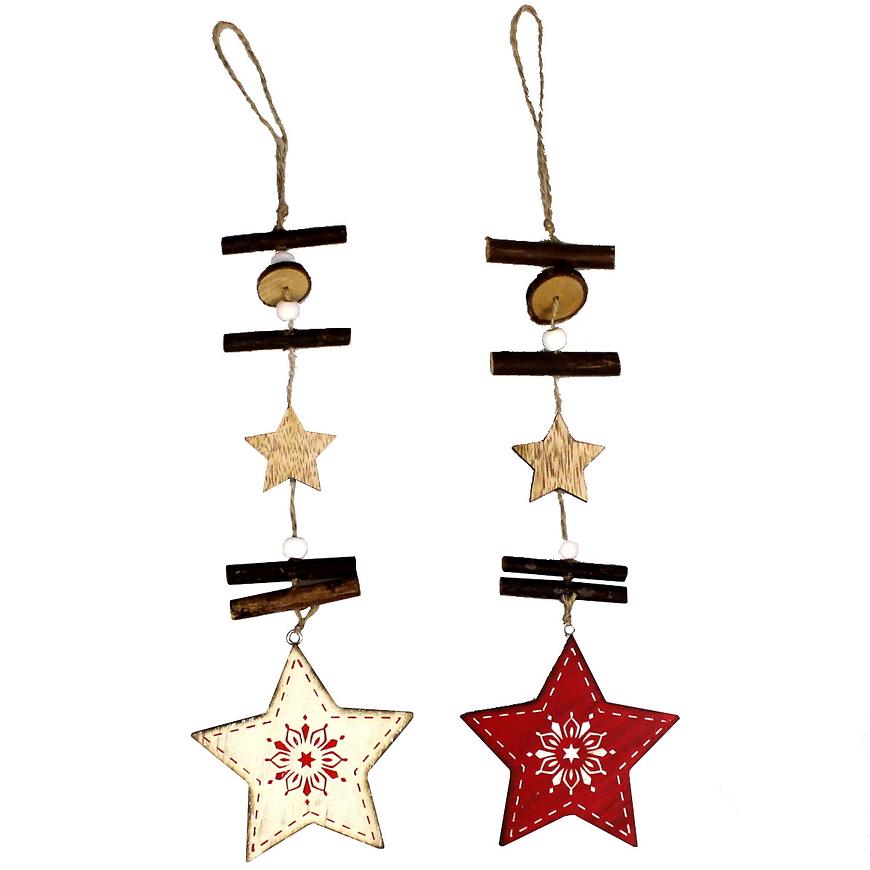 Závěsná dekorace 24cm mix 38328 BAUMAX