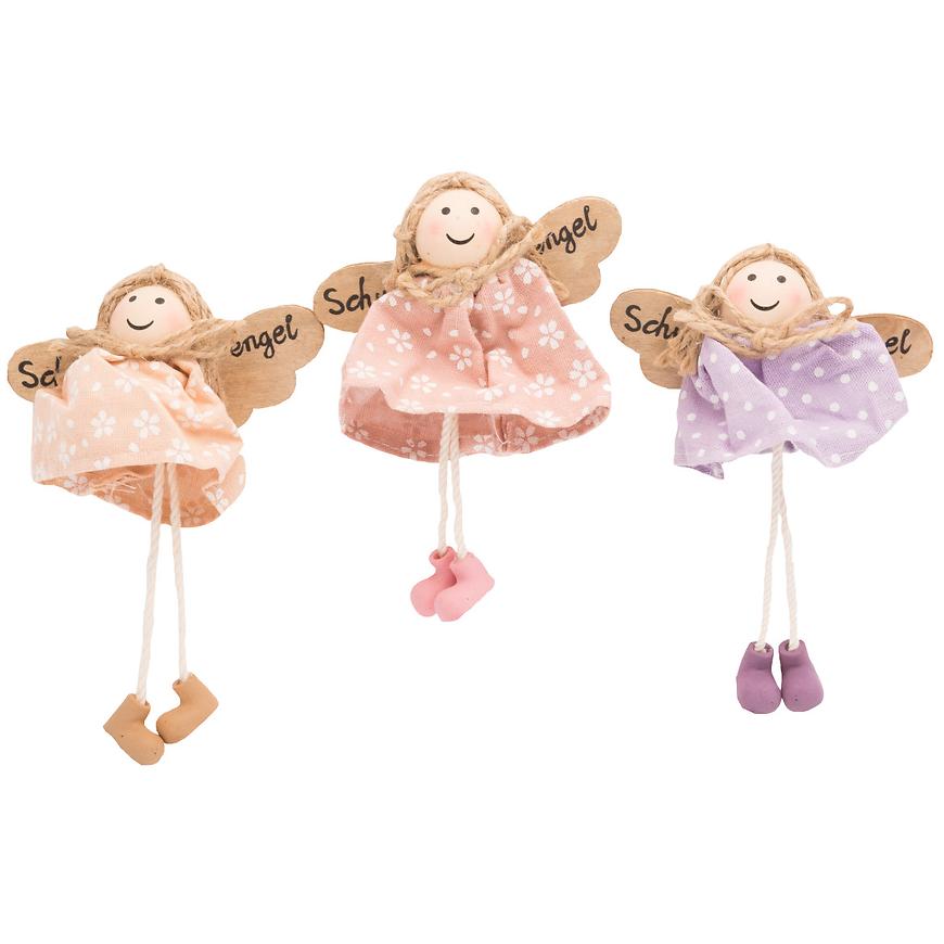 Závěsná dekorace anděl 12