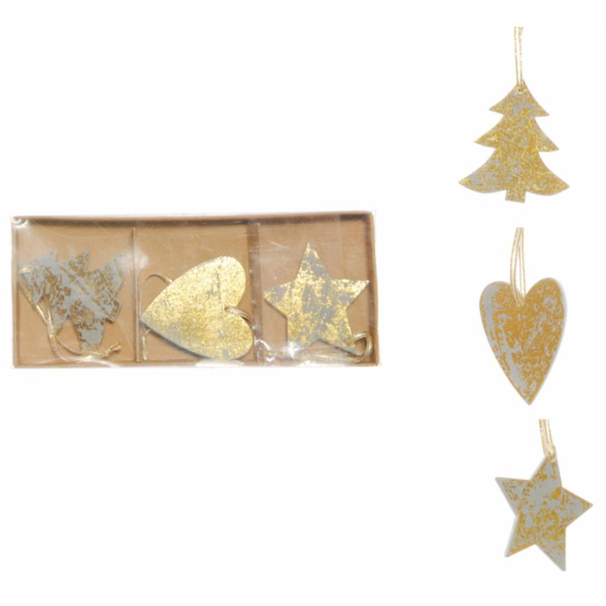 Závěsné dekorace sada 6 ks g1803 BAUMAX