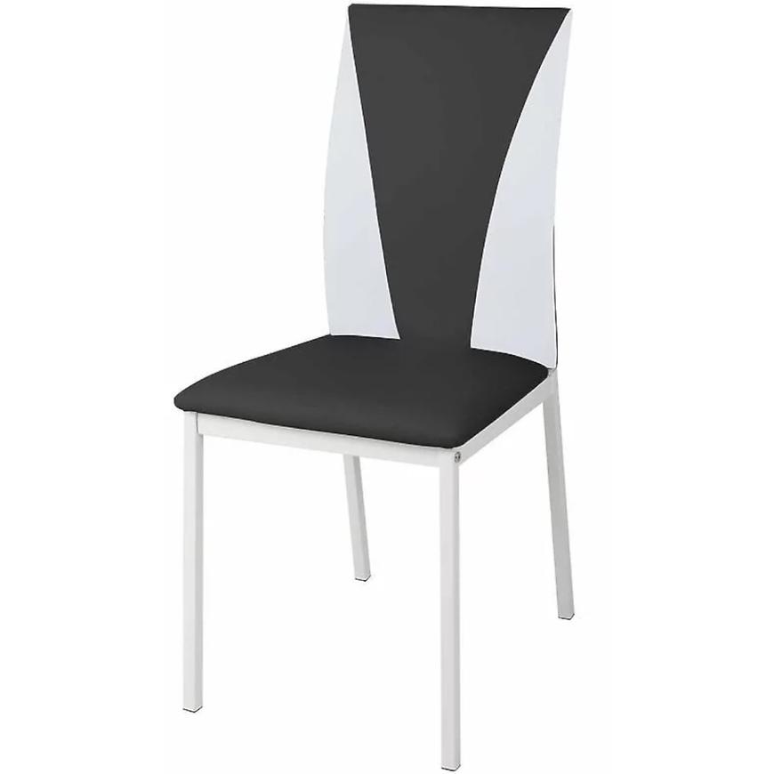 Židle Sofia Ekokůže Černá/Bílá BAUMAX