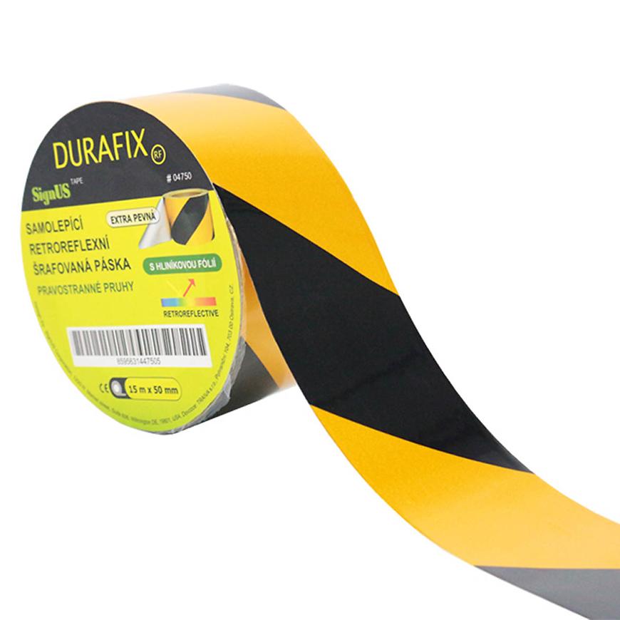 Žlutočerné pásy - šrafování 1