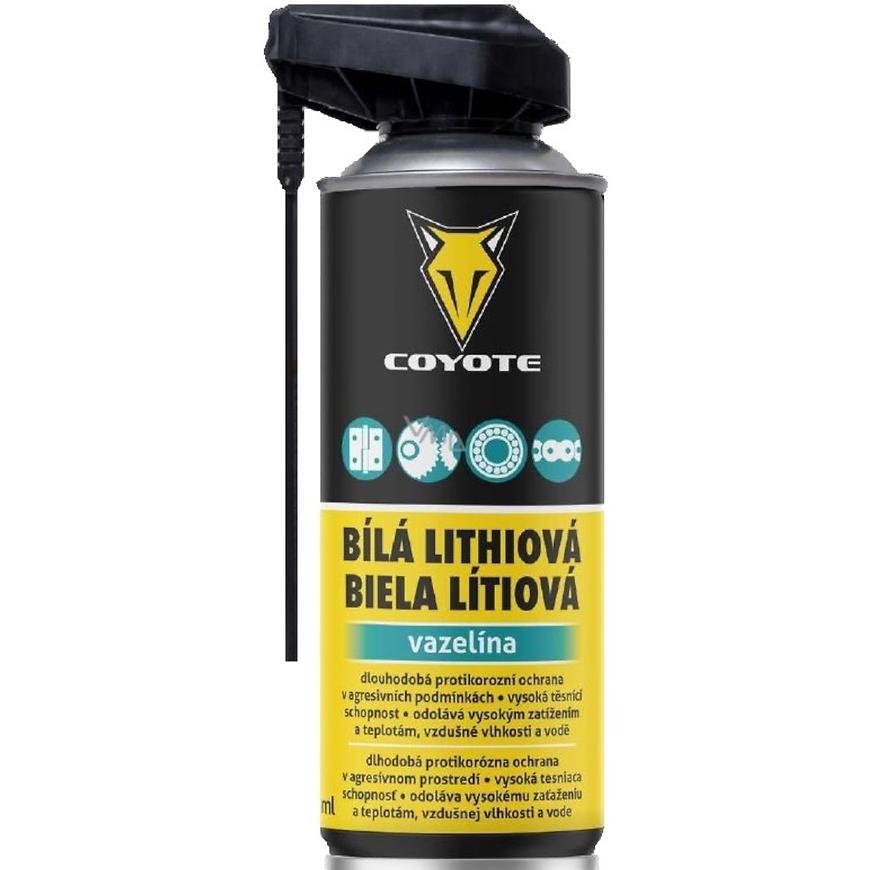 Coyote bílá lithiová vazelína 400 ml COYOTE