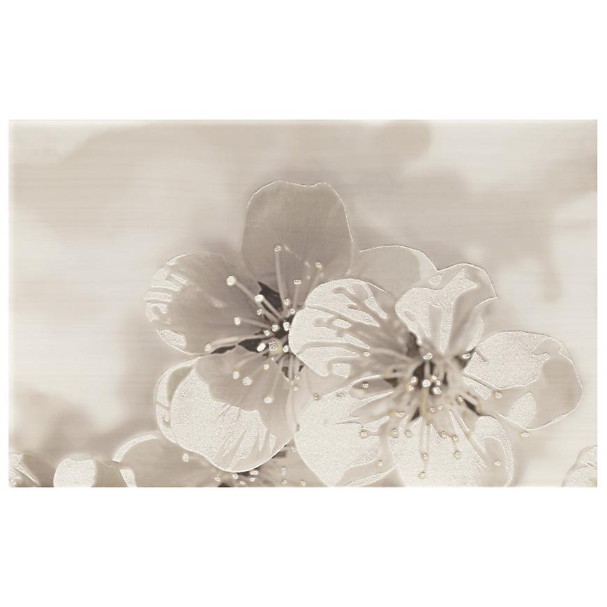 Decor Raffi light grey inserto flower 2x25/40 (A+B) OPOCZNO
