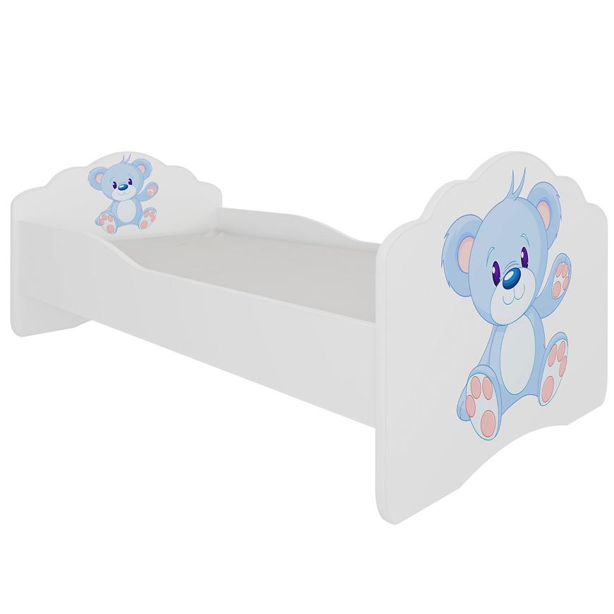 Dětská Postel Casimo 140cm Grafika+Bariéra BAUMAX