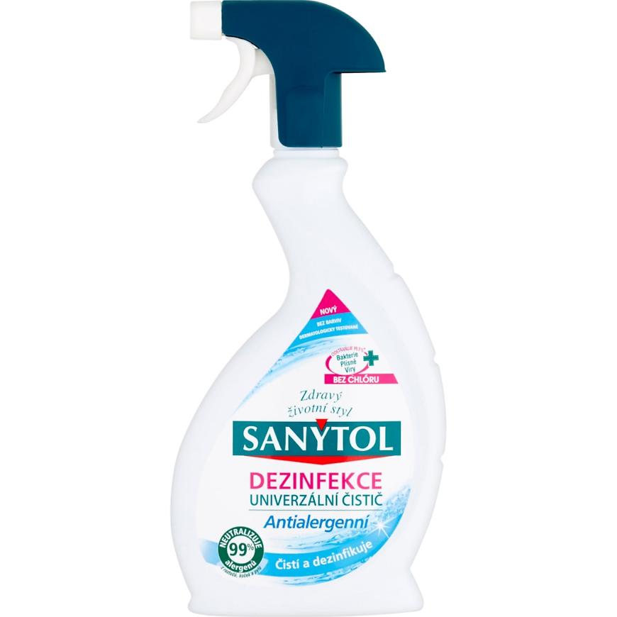 Dezinfekce čistič Sanytol univerzální antialergenní 500 ml SANYTOL