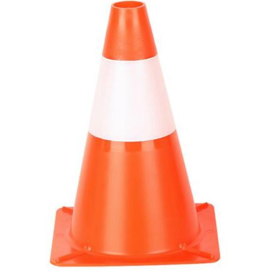 Dopravní kužel - červenobílý (pe) WALTECO