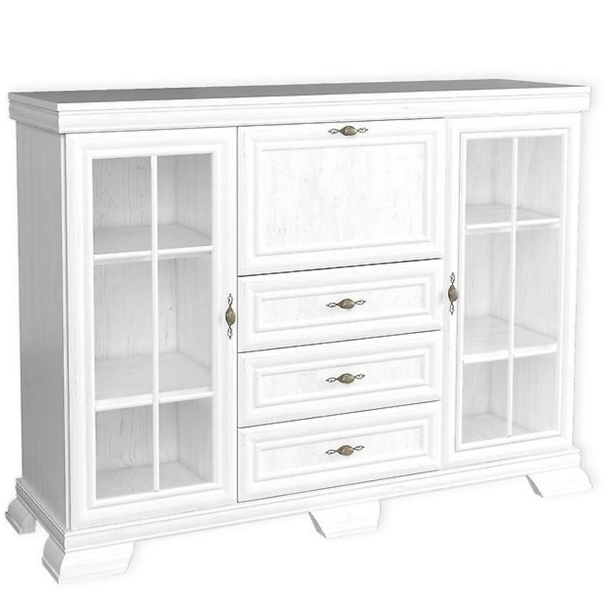 Komoda Kora 158cm Bílá