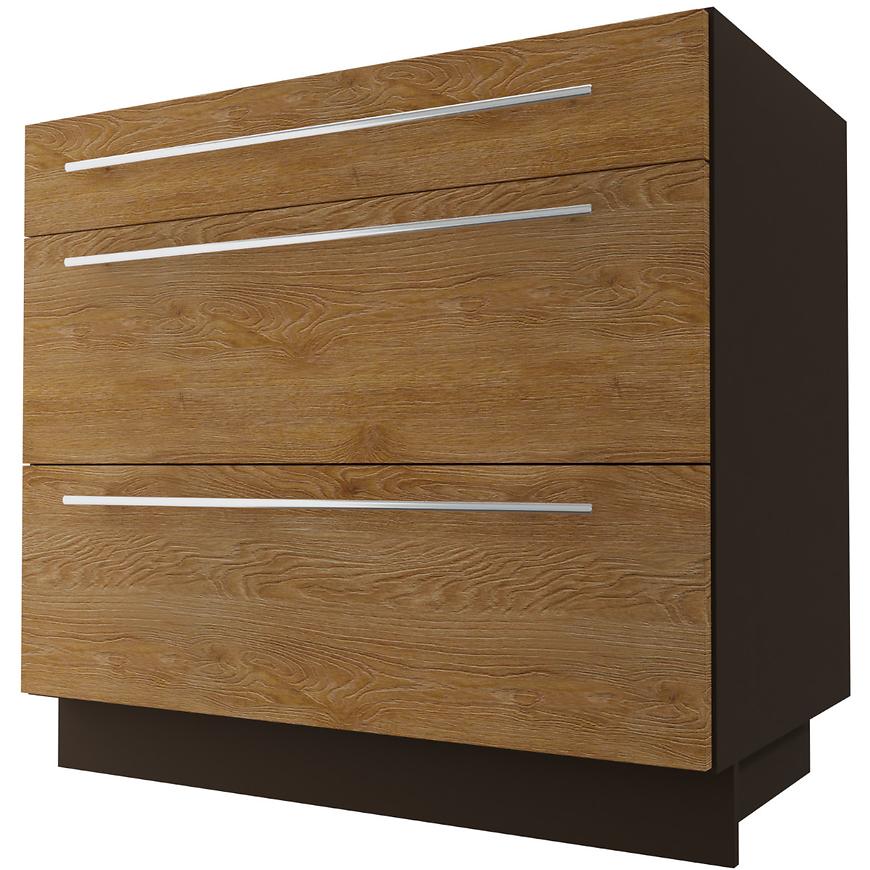 Kuchyňská skříňka Malmo Permbroke D3M/90 Lava BAUMAX