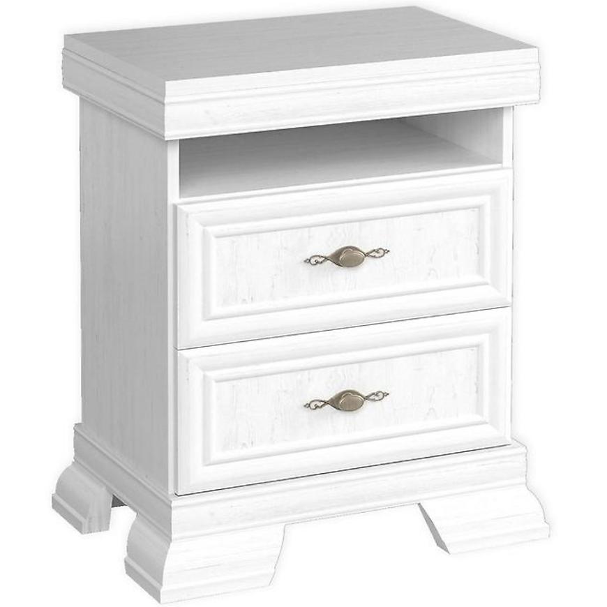 Noční Stolek Kora 58cm Bílá