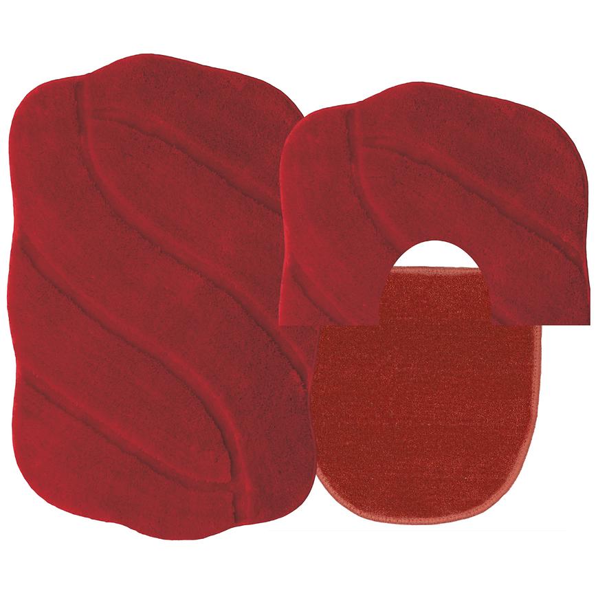 Sada koberečků 3 dílná beza 85x55cm