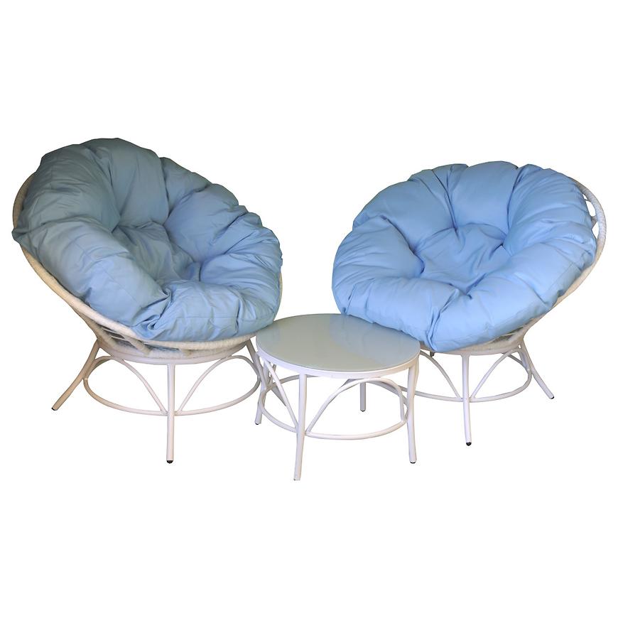 Sada nábytku 2+1 s polštáři Hawaii BAUMAX