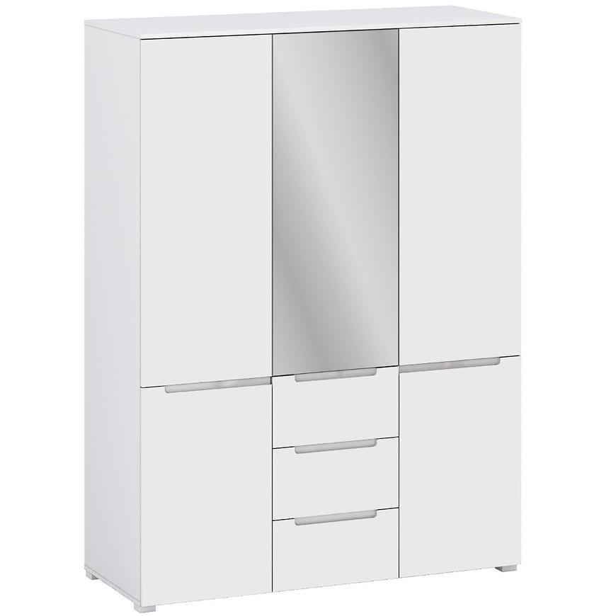 Skříň Hill 147cm Bílý Lesk/ Bílý BAUMAX