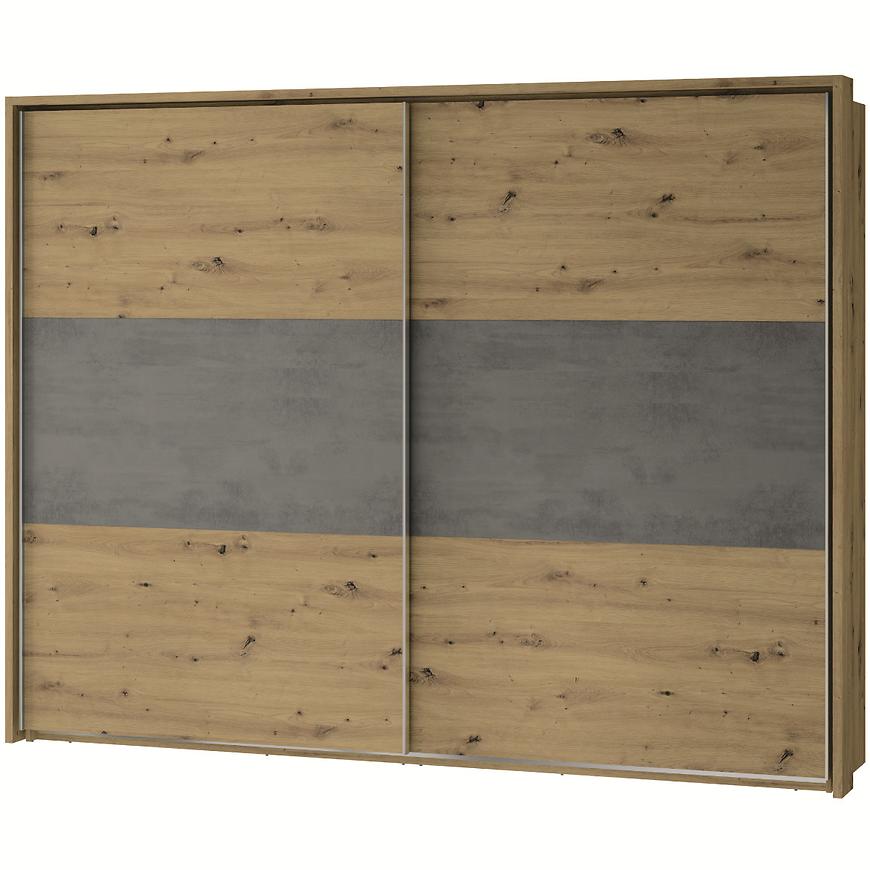 Skříň Luizjana 270cm Haveleiche / Betonoxid BAUMAX