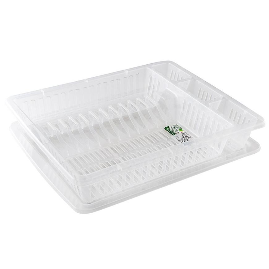 Sušák na nádobí transparentní BAUMAX