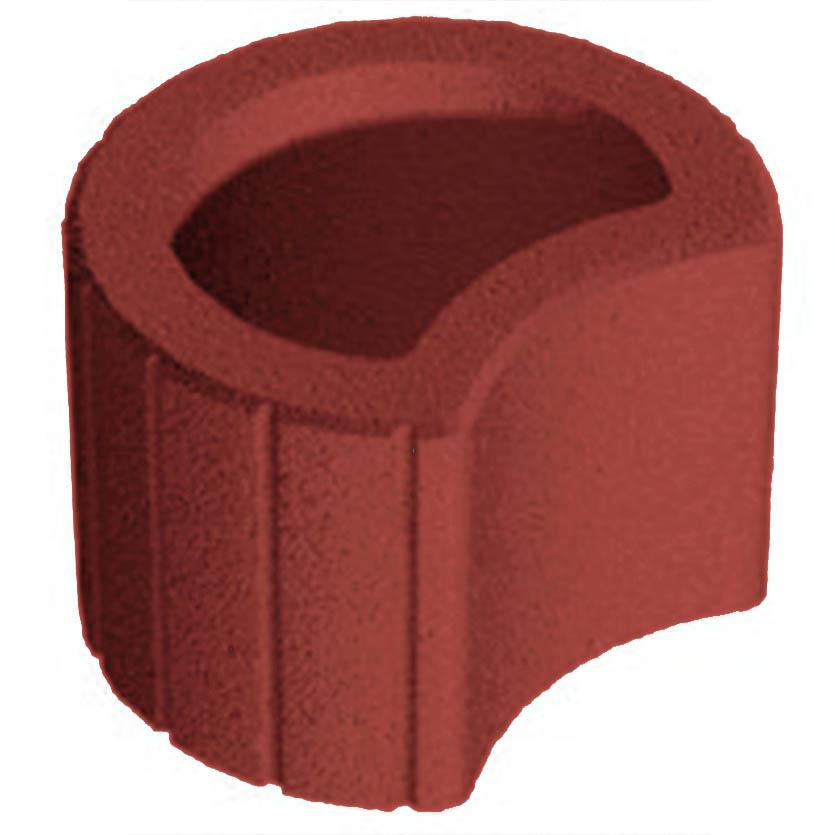 Svahová tvárnice 29x20x26 cervena BAUMAX