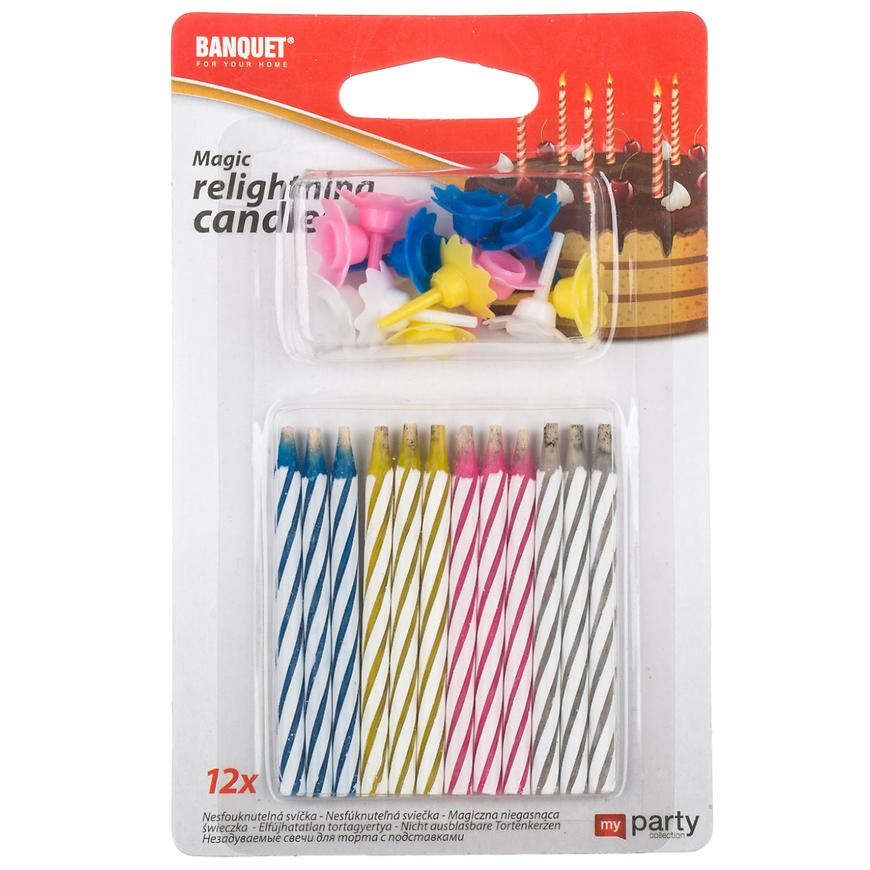Svíčky My Party 12ks 44301901 BAUMAX