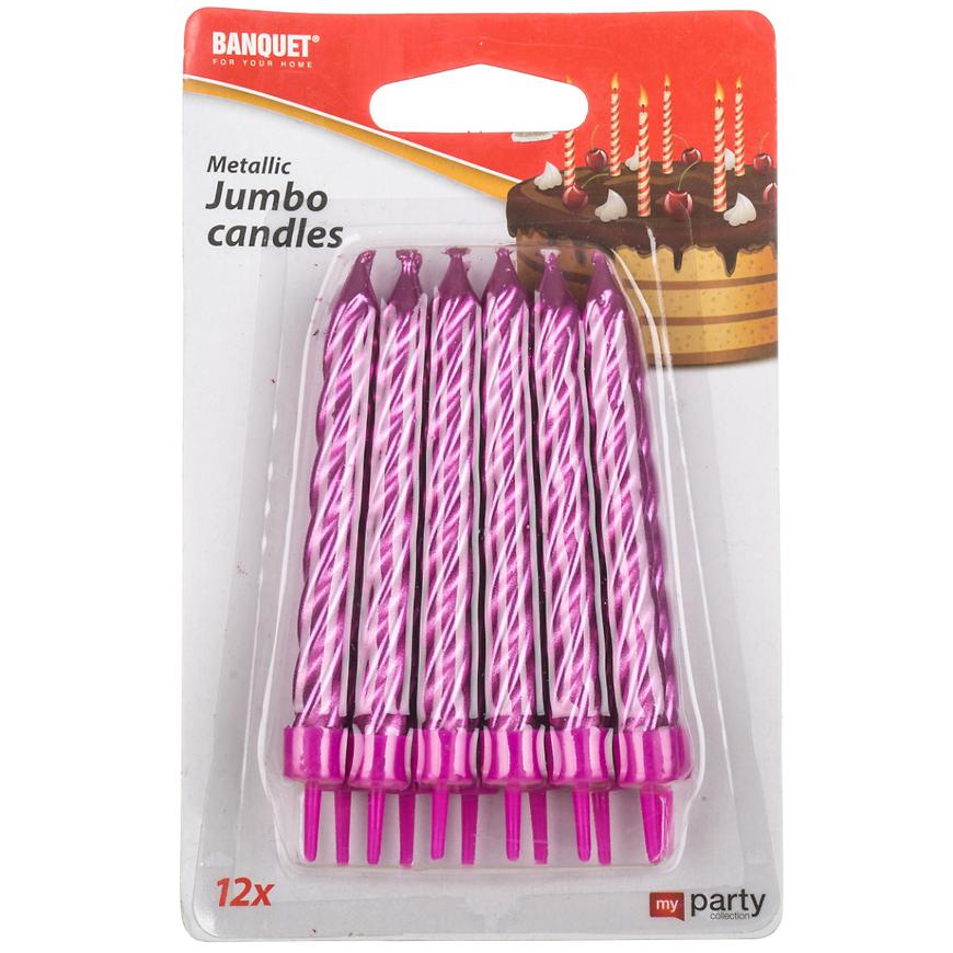 Svíčky narozeninové Jumbo My Party 12ks 44301933 BAUMAX