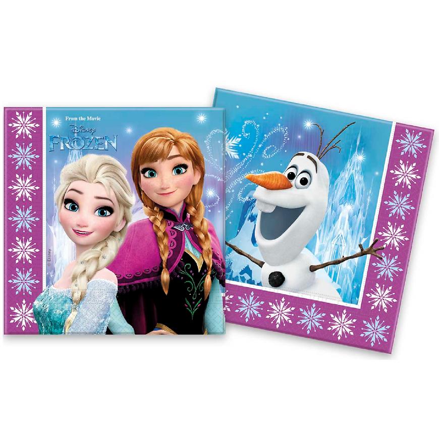 Ubrousky Frozen 20ks 4486757 33x33cm BAUMAX