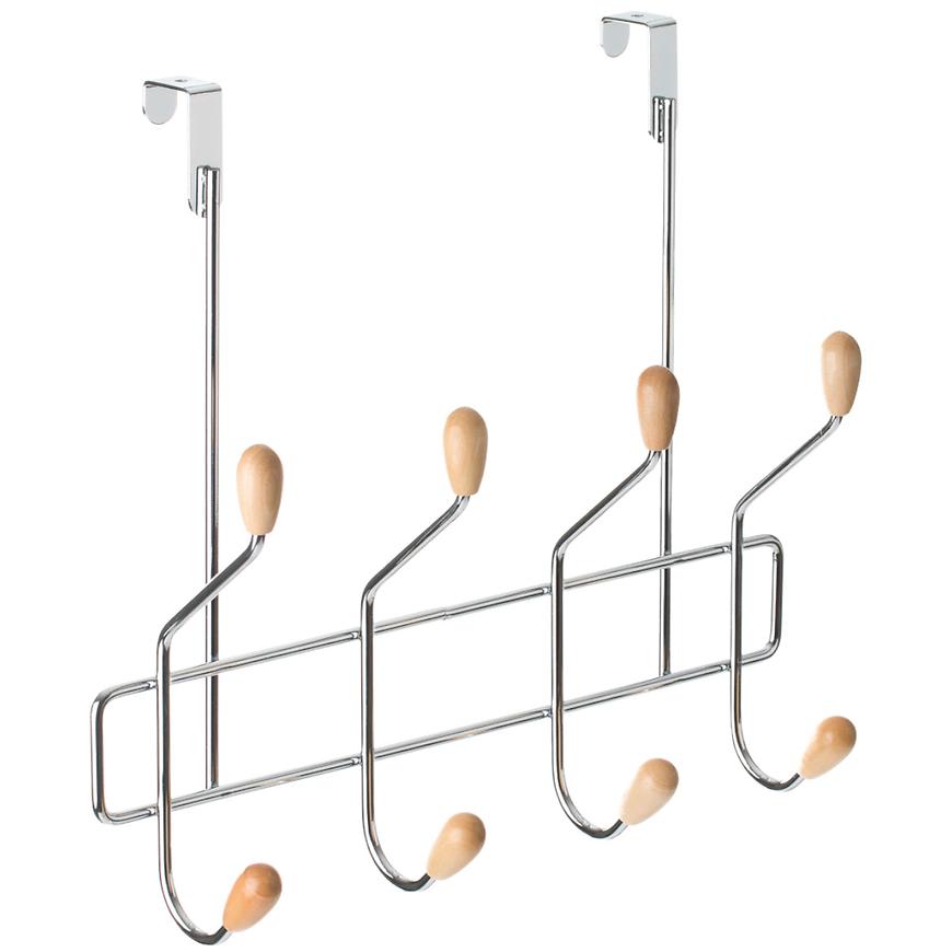 Věšák na dveře 4 háčky