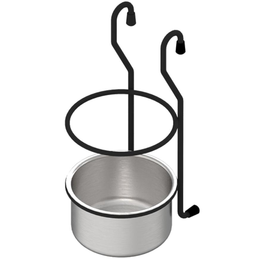 Závěsný Košík Kelímek Malý Černý Mat We04.0009.10.799 BAUMAX